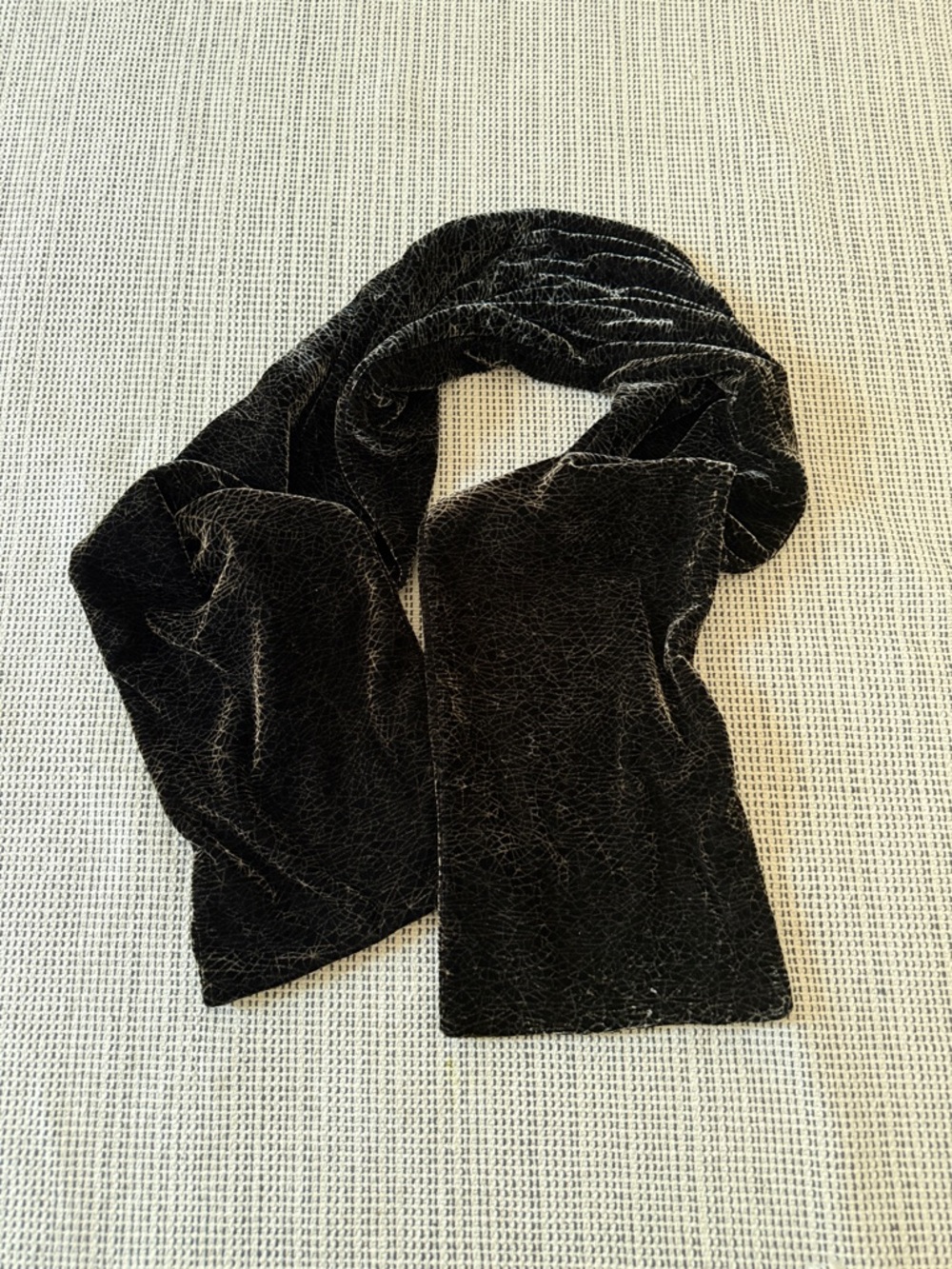 Textured Velvet scarf